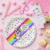 Personalized Unicorn, Rainbow and Butterfly Pappteller (Party)