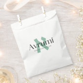 Personalized Upsherin Bags - Big Aleph Beis Letter Geschenktütchen (Ausgeschnitten)