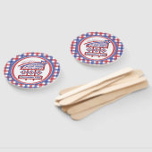 Personalized USA 250–Patriotic Retro Marquee Fächer (Non-assembled)