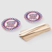 Personalized USA 250–Patriotic Retro Marquee Fächer (Non-assembled)