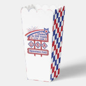 Personalized USA 250–Patriotic Retro Marquee Geschenkschachtel (Vorderseite)