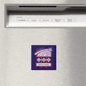 Personalized USA 250–Patriotic Retro Marquee Magnet (In Situ (Geschirrspüler))