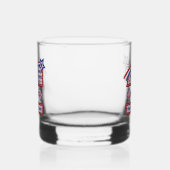 Personalized USA 250–Patriotic Retro Marquee Whiskyglas (Rechts)