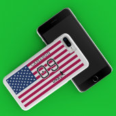 Personalized USA National Flag Soccer Graphic  Case-Mate iPhone Hülle
