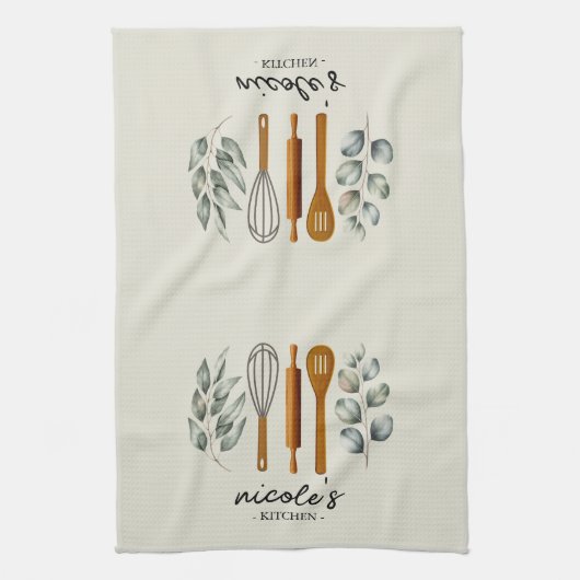 Personalized Utensils  Geschirrtuch (Vertikal)