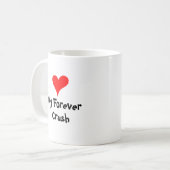 Personalized Valentine Coffee Mug, Custom Valentin Kaffeetasse (Vorderseite Links)