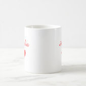 Personalized Valentine Coffee Mug, Custom Valentin Kaffeetasse (Mittel)
