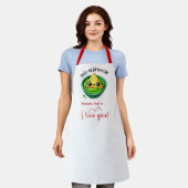 Personalized Valentine Gift Apron Cute Food Humor Schürze (Getragen)