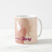 Personalized Valentine Gift for Wife or Husband | Kaffeetasse (VorderseiteRechts)