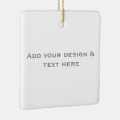 Personalized Valentine Love Message Keramikornament (Rechts)