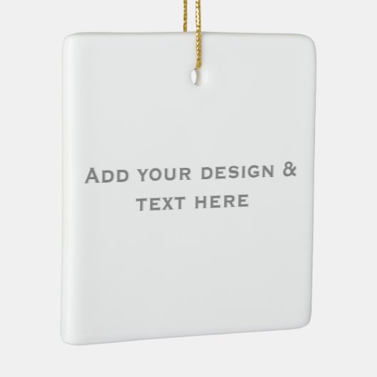 Personalized Valentine Love Message Keramikornament (Rechts)