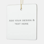 Personalized Valentine Love Message Keramikornament (Links)