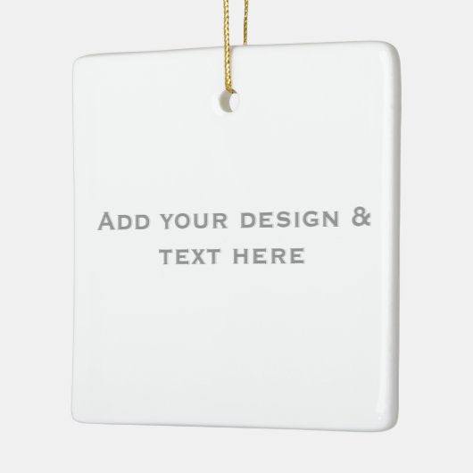 Personalized Valentine Love Message Keramikornament (Links)