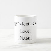 Personalized Valentine Mug From Girlfriend or Wife Kaffeetasse (Mittel)