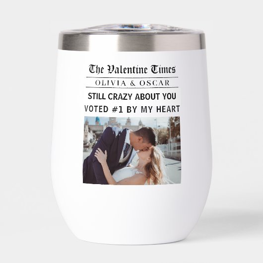 Personalized Valentine Newspaper Photo (Vorderseite)