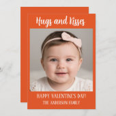 Personalized Valentine Photo Card Feiertagskarte (Vorne/Hinten)