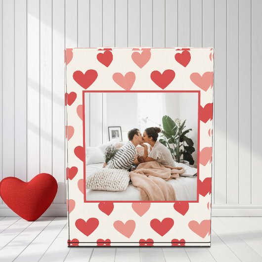 Personalized Valentine Photo Heart Acrylic Block