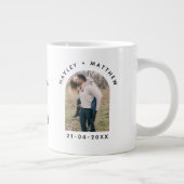 Personalized Valentine Photo Mug Jumbo-Tasse (Rechts)