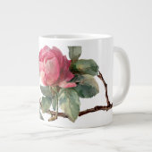 Personalized Valentine Rose Specialty Mug  Jumbo-Tasse (Vorderseite Rechts)