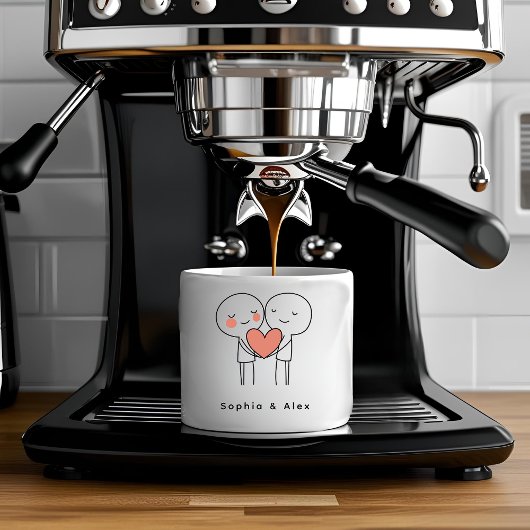 Personalized Valentine’s Couple Matching  Espressotasse
