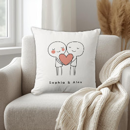 Personalized Valentine’s Couple Matching  Kissen