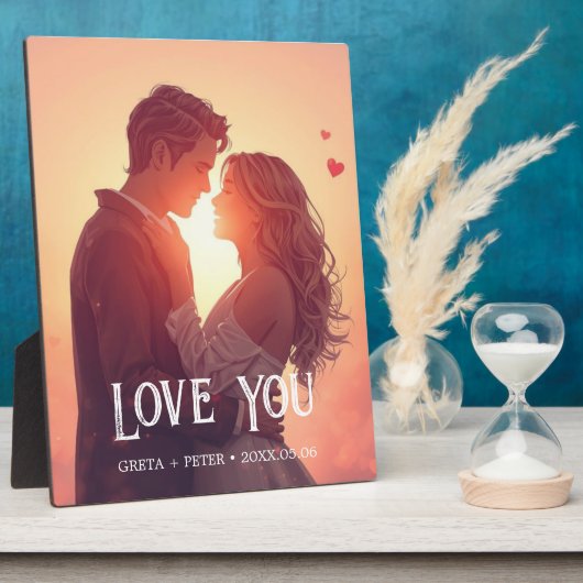 Personalized Valentine’s Day Gift Fotoplatte (Seite)