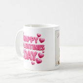 Personalized Valentine’s Day Mug | Custom Photo Kaffeetasse (Vorderseite Links)