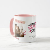 Personalized Valentine’s Day Mug | Custom Photo Tasse (Vorderseite Links)