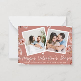Personalized Valentine’s Day Photo Card | Custom C Mitteilungskarte