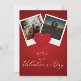 Personalized Valentine’s Day Photo Card | Custom L Einladung