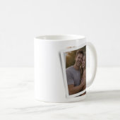 Personalized Valentine’s Day Photo & Love Quote Kaffeetasse (VorderseiteRechts)