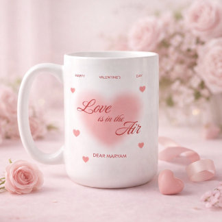 Personalized Valentine’s Day Romantic Couple Mug  Kaffeetasse