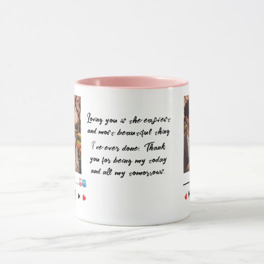 Personalized Valentine's Day Coffee Mug Tasse (Zentrum)
