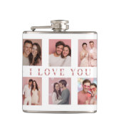 Personalized Valentine's Day Flask | Custom Photos Flachmann (Vorderseite)