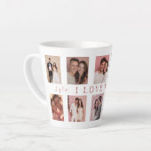 Personalized Valentine's Day Latte Mug Photos Milchtasse (Linke Ecke)