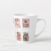 Personalized Valentine's Day Latte Mug Photos Milchtasse (Rechts)