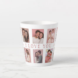 Personalized Valentine's Day Latte Mug Photos Milchtasse