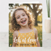 Personalized Valentines Day Photo  Karte (Vorderseite)