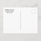 Personalized Valentines Day Photo Postkarte (Rückseite)