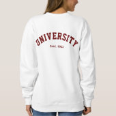 Personalized Varsity Shirt (Rückseite)