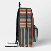 Personalized Vertical Stripe Backpack Bedruckter Rucksack (Links)