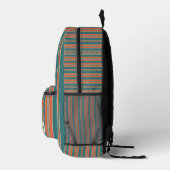 Personalized Vertical Stripe Backpack Bedruckter Rucksack (Rechts)