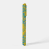 Personalized Vibrant Sunflower Tie-Dye Art iPhone Hülle (Rechte Seite)
