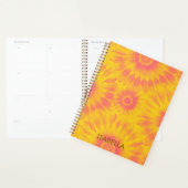 Personalized Vibrant Sunflower Tie-Dye Art Planer (Anzeige)