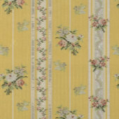 Personalized Vintage Antique Wallpaper Yellow Kleine Geschenktüte