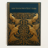 Personalized Vintage Art Nouveau Planer (Vorderseite)