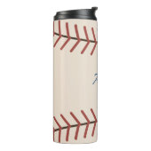 Personalized Vintage Baseball Coffee Tumbler Gift Thermosbecher (Nach links gedreht)