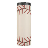 Personalized Vintage Baseball Coffee Tumbler Gift Thermosbecher (Rückseite)