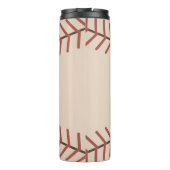 Personalized Vintage Baseball Thermal Tumbler Gift Thermosbecher (Rückseite)