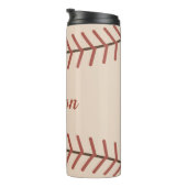 Personalized Vintage Baseball Thermal Tumbler Gift Thermosbecher (Nach rechts gedreht)